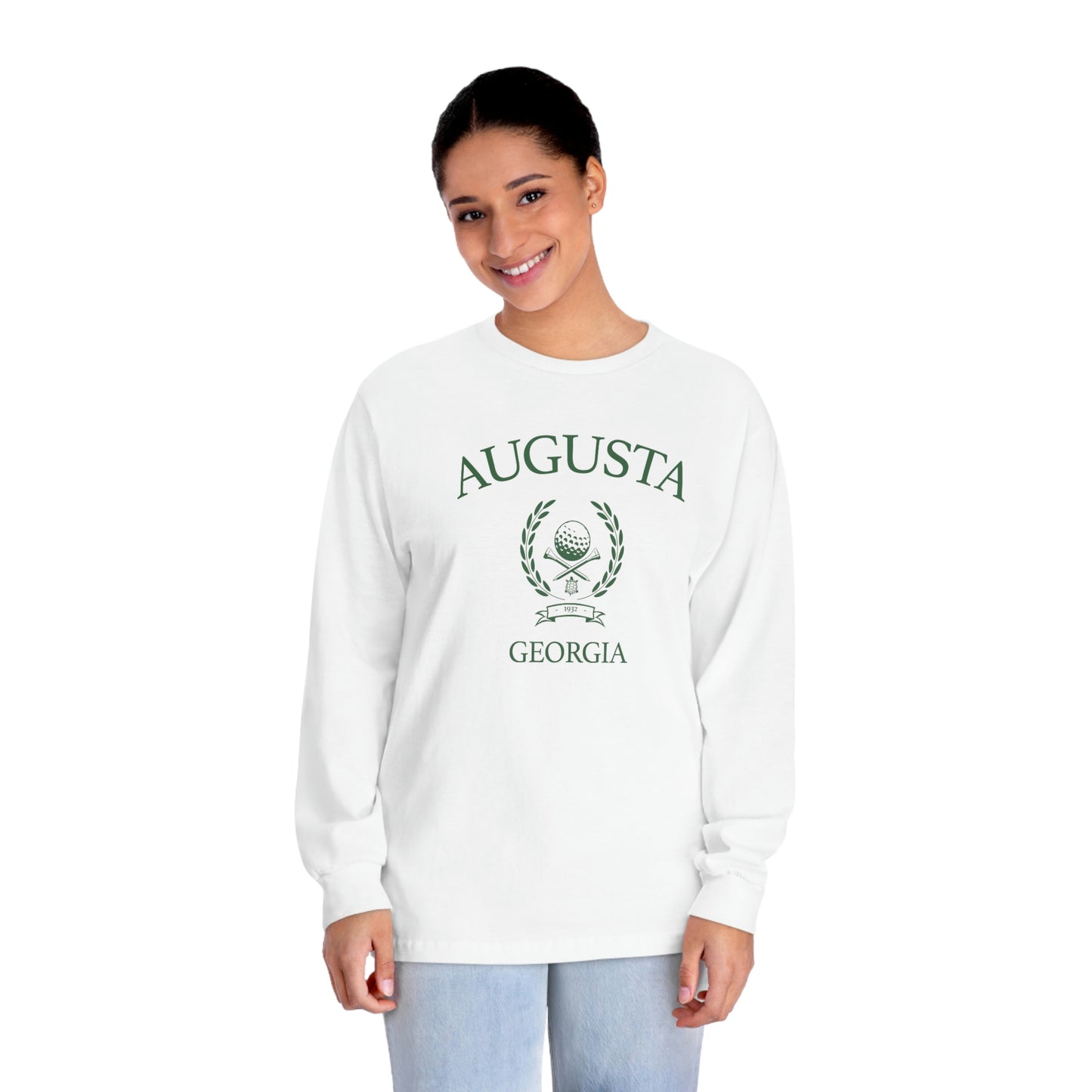 Augusta Georgia Long Sleeve Golf Tee